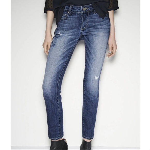 PAIGE Denim - PAIGE distressed skyline ankle peg